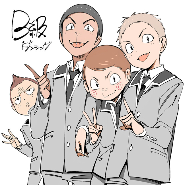 chibi_maruko-chan, hamazaki_noritaka, nagasawa_kimio, pop_kyun, school_uniform, sekiguchi_shinji, tomita_tarou, v