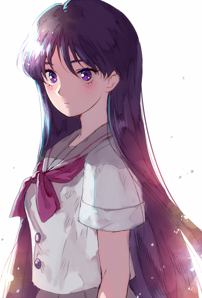 1girl, bishoujo_senshi_sailor_moon, black_hair, hino_rei, long_hair, mayo_(becky2006), solo