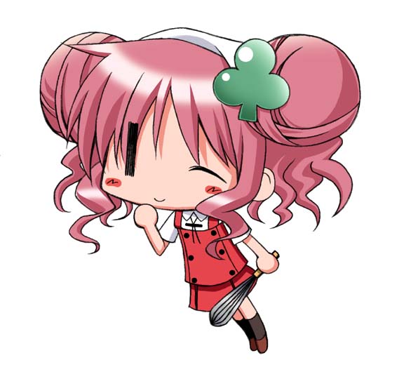 chibi, cosplay, hidamari_sketch, hiro, parody, school_uniform, shugo_chara!, solo, style_parody, suu_(shugo_chara!), suu_(shugo_chara!)_(cosplay), suu_(shugo_chara), suu_(shugo_chara)_(cosplay), tako_(all_delete), tako_(artist), tako_(pixiv397580), wide_face, wideface, wink, |_|