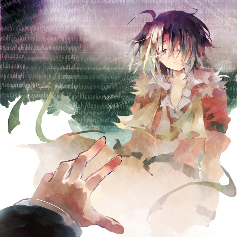 2boys, black_hair, brothers, coat, fur_trim, gakuran, ice_(iceglacier), itsuka_tenma_no_kuro_usagi