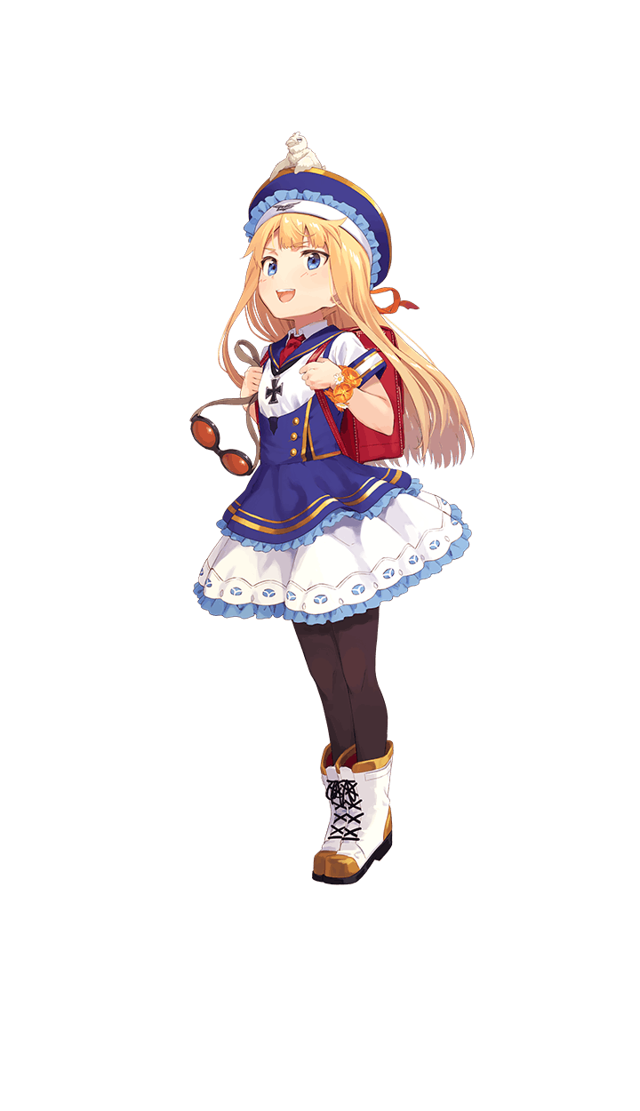 >:d, 1girl, :d, backpack, bag, bird, black_legwear, blonde_hair