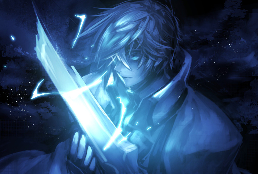 1boy, european_clothes, guilty_gear, guilty_gear_xrd, guilty_gear_xrd_r2, highres, holding, holding_sword