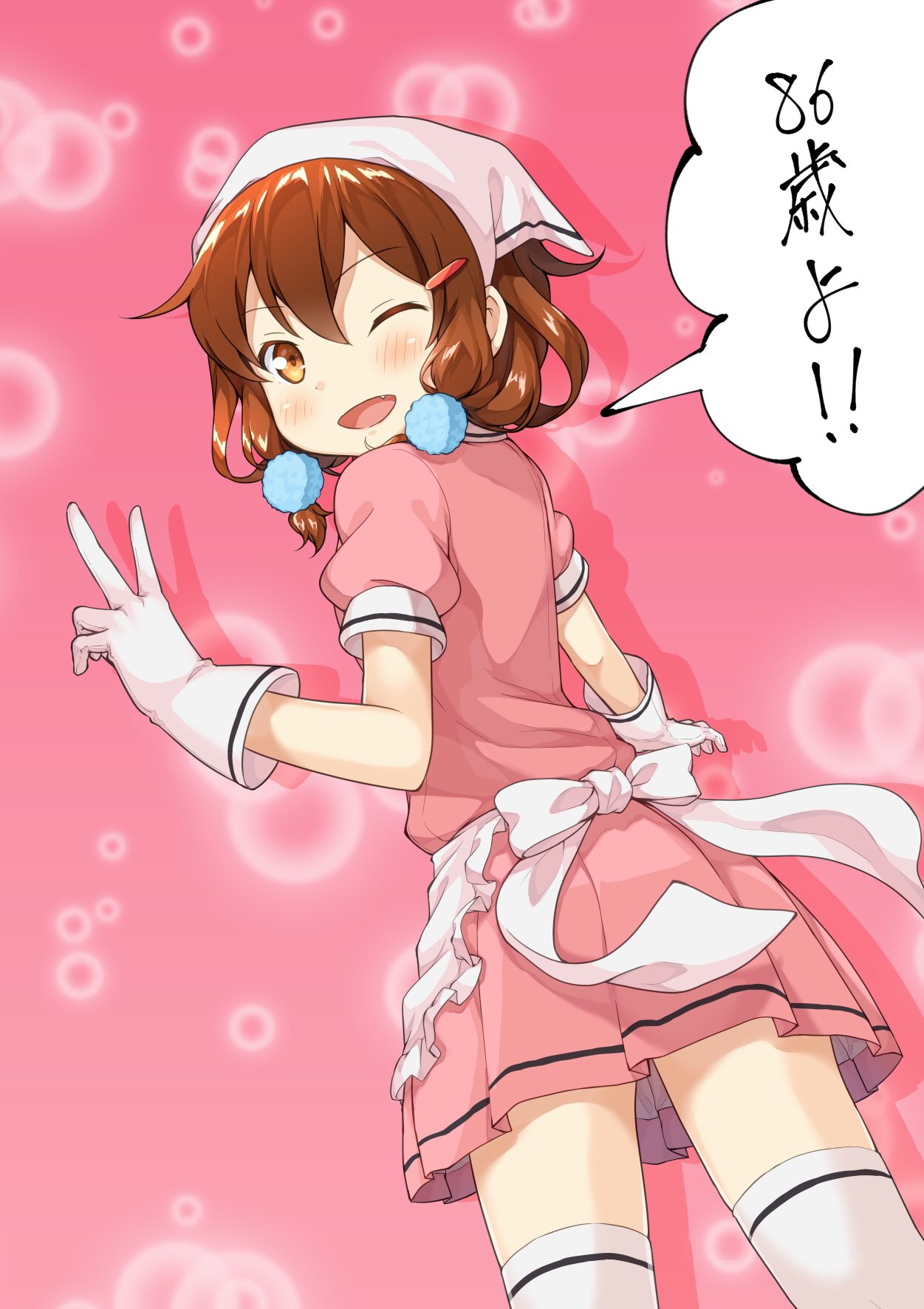 alternate_costume, blend_s, blush, brown_eyes, brown_hair, hair_ornament, hairclip, highres