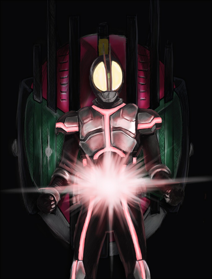 glowing, kamen_rider, kamen_rider_555, kamen_rider_dcd, kamen_rider_decade, kamen_rider_faiz, mougira, neon_trim