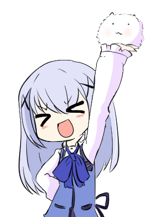 >_<, 1girl, :d, angora_rabbit, animal, bangs, blue_neckwear, blue_vest
