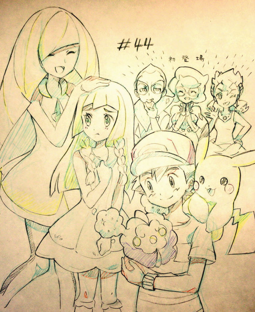 burnet_(pokemon), highres, lillie_(pokemon), lusamine_(pokemon), mei_(maysroom), pokemon, pokemon_(anime), pokemon_(game)