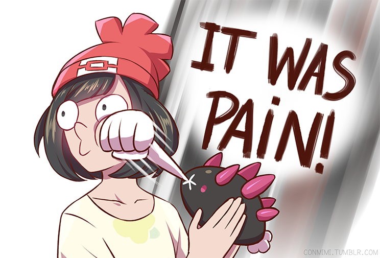 1girl, 2koma, asdfmovie, beanie, black_hair, comic, conmimi, english