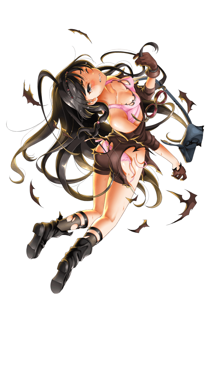 1girl, ass, black_bag, black_eyes, black_footwear, black_hair, black_legwear, blush
