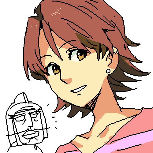 general_vamp, kayoko, lowres, saitou_yahu, sketch, tentai_senshi_sunred, uchida_kayoko