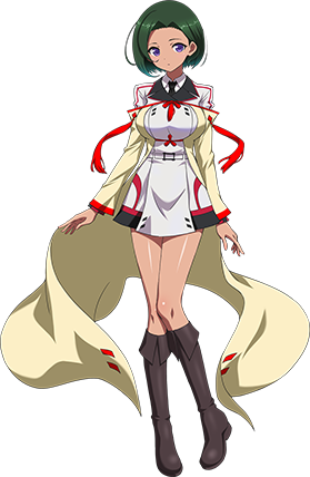 1girl, green_hair, infinite_stratos, infinite_stratos:_archetype_breaker, lowres, official_art, school_uniform, solo
