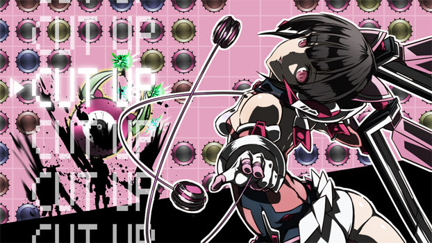 10s, 1girl, arched_back, ass, black_hair, looking_at_viewer, persona, persona_5