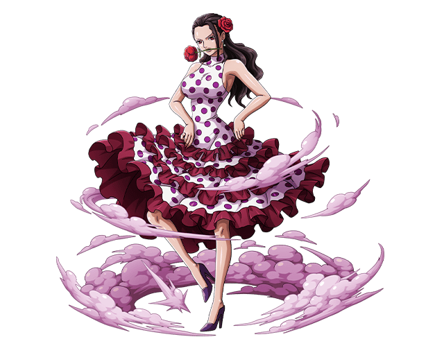 1girl, black_hair, bodskih, breasts, brown_eyes, dress, flower, full_body