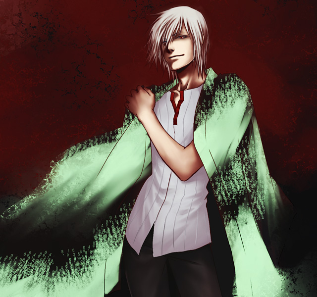 devil_survivor_(series), devil_survivor_1, kanoca, male, naoya_(devil_survivor), numbers, red_eyes, short_hair