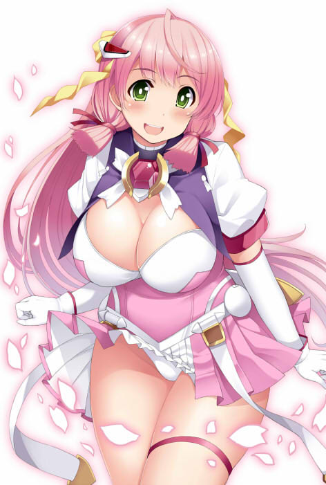 1girl, :d, akashi_(kantai_collection), alternate_costume, beat_angel_escalayer, breasts, escalayer, gloves