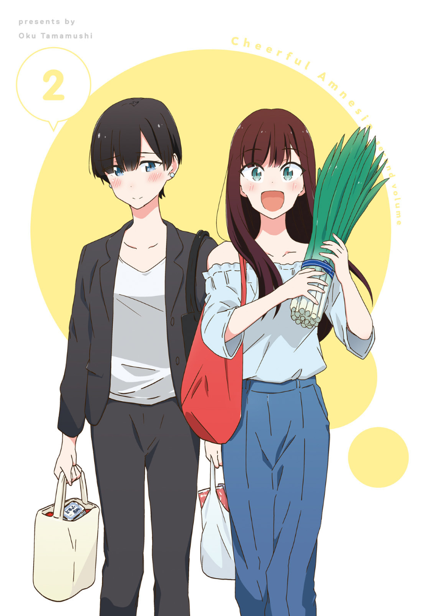 2girls, bag, bare_shoulders, blush, collarbone, comic, earrings, english