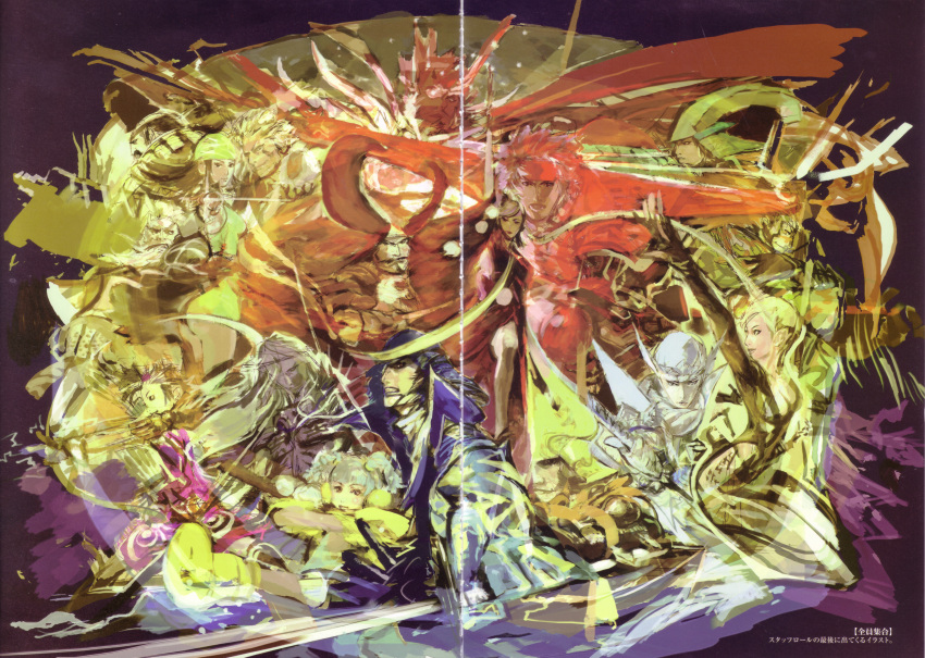 akechi_mitsuhide, date_masamune, everyone, highres, honda_tadakatsu, itsuki, kasuga, maeda_toshiie