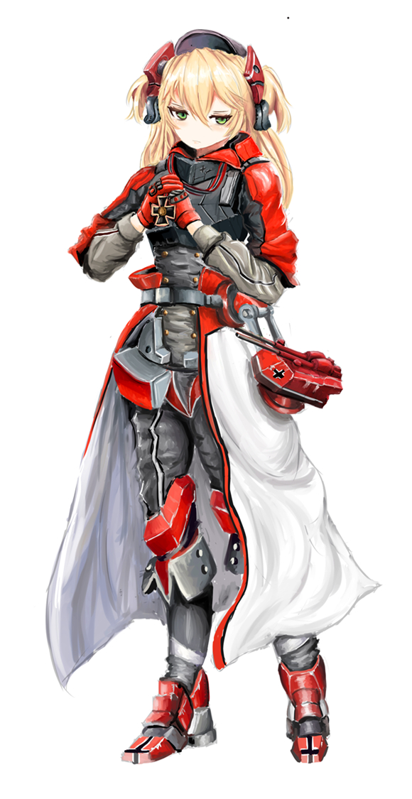 1girl, adapted_costume, admiral_hipper_(azur_lane), alternate_costume, azur_lane, blonde_hair, gloves, green_eyes