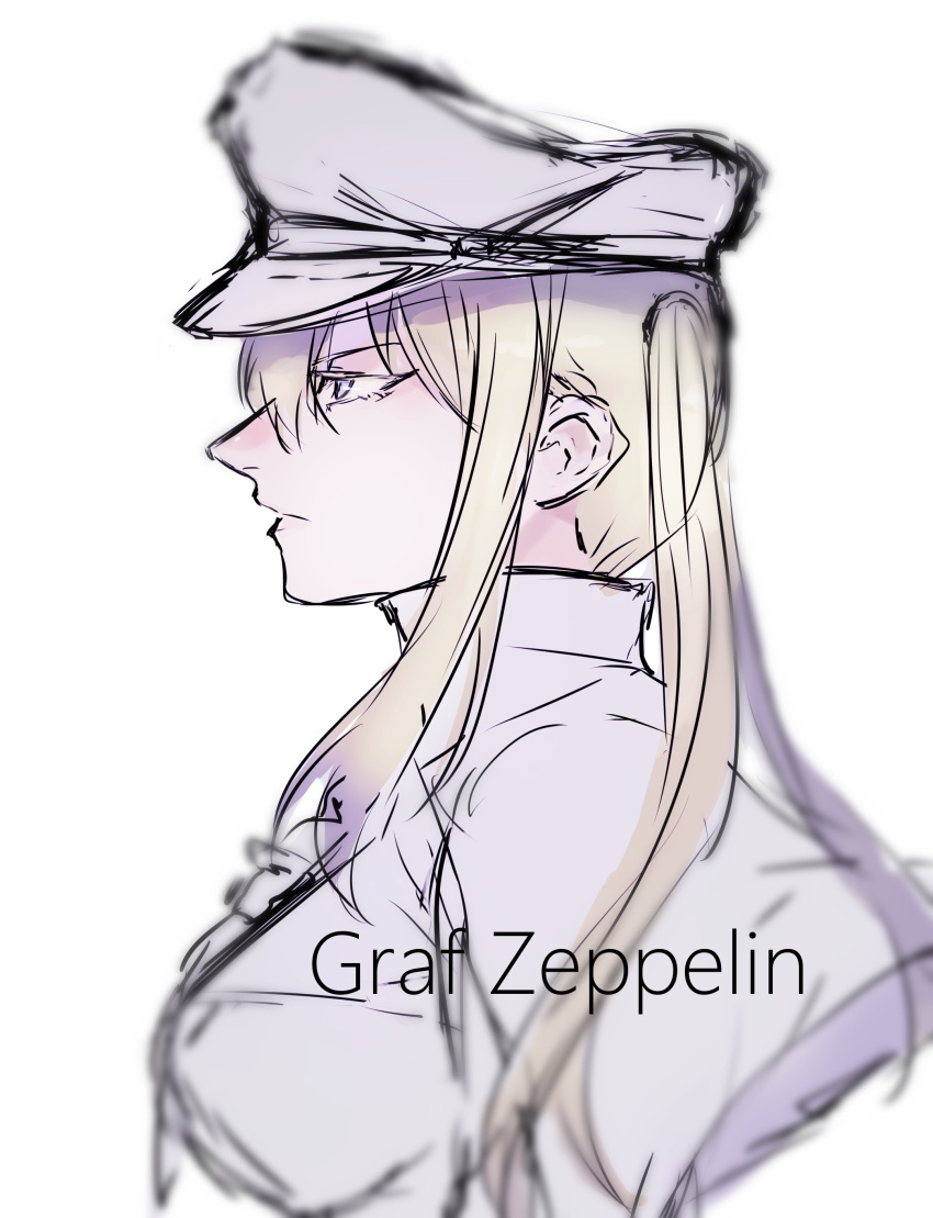 1girl, absurdres, agtt25333, blonde_hair, breasts, capelet, closed_mouth, expressionless