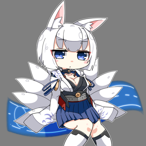 1girl, :<, anahoriya, animal_ears, azur_lane, bangs, blue_eyes, blush_stickers