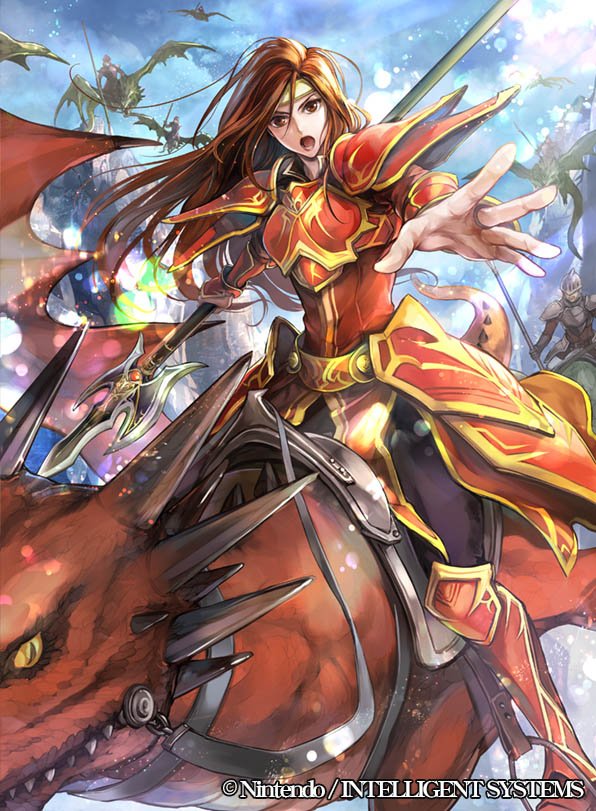 1girl, altenna_(fire_emblem), armor, commentary, company_connection, copyright_name, fire_emblem, fire_emblem:_thracia_776