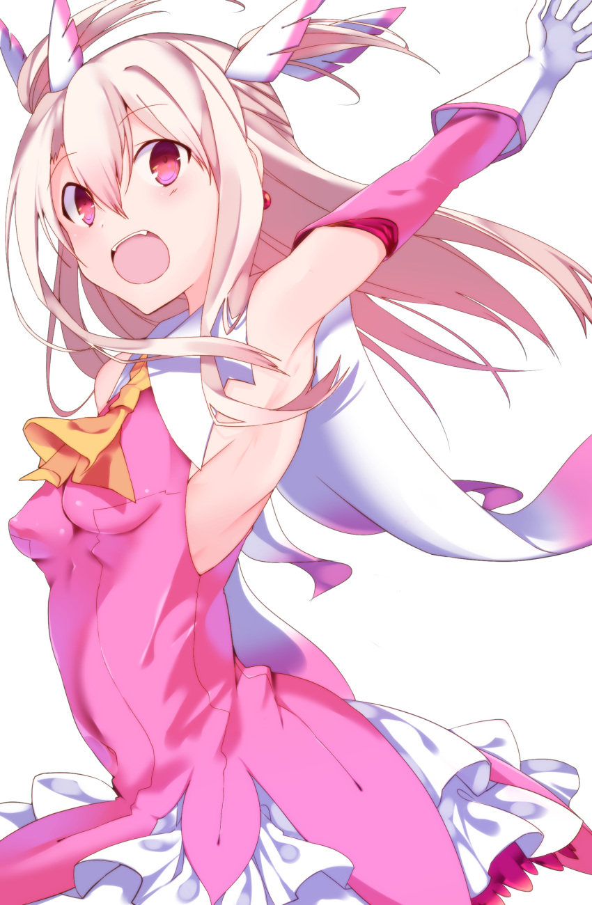 1girl, absurdres, arm_up, armpits, fate/kaleid_liner_prisma_illya, fate_(series), gloves, highres