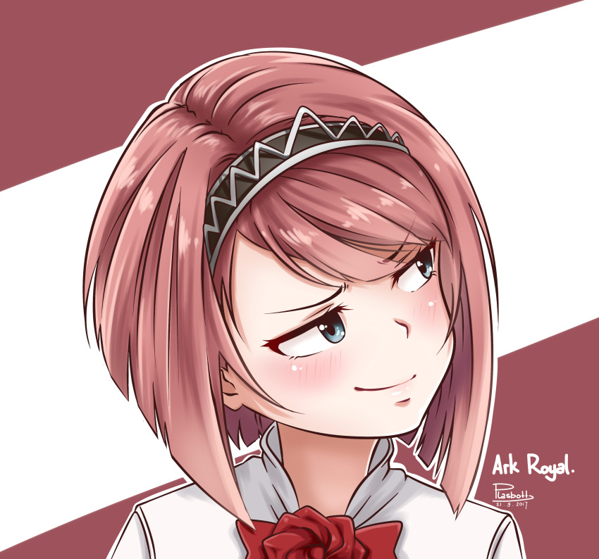 10s, 1girl, absurdres, ark_royal_(kantai_collection), artist_name, bangs, blue_eyes, blush