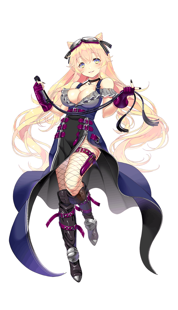 1girl, black_footwear, black_skirt, blonde_hair, blue_eyes, boots, breasts, cleavage