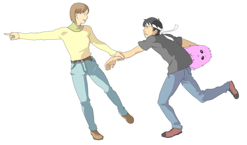 highres, hoshino_hachirota, hoshino_hachirouta, nono_(planetes), planetes, sora-bakabon