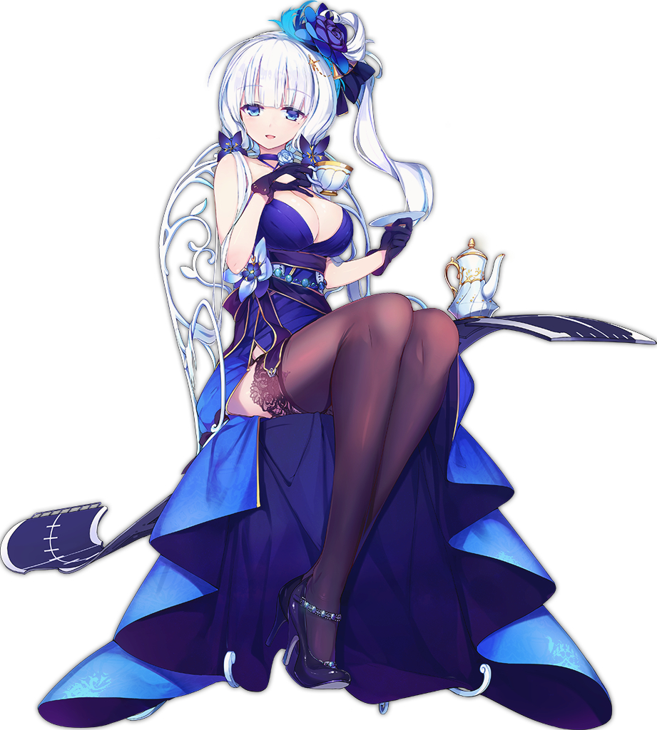 azur_lane, blue_eyes, blue_hair, dress, illustrious_(azur_lane), long_hair