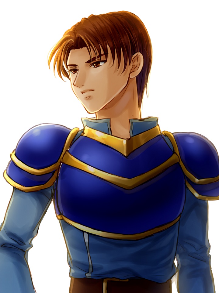 1boy, armor, belt, brown_eyes, brown_hair, fire_emblem, fire_emblem:_seisen_no_keifu, hanasaki_komugi, male_focus, solo, tristan_(fire_emblem), upper_body