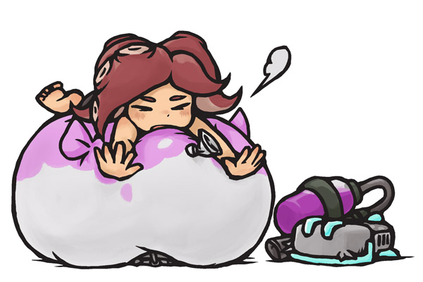 aozakana_zabaano, closed_eyes, octarian, pillow, splatoon, squee-g, super_soaker, takozonesu