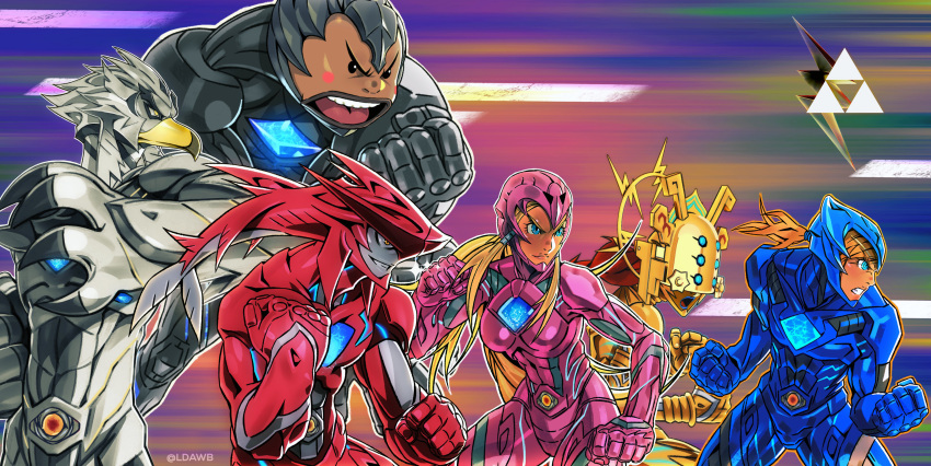 absurdres, armor, bodysuit, highres, larry_d_warren_jr., link, nintendo, power_rangers_(movie)