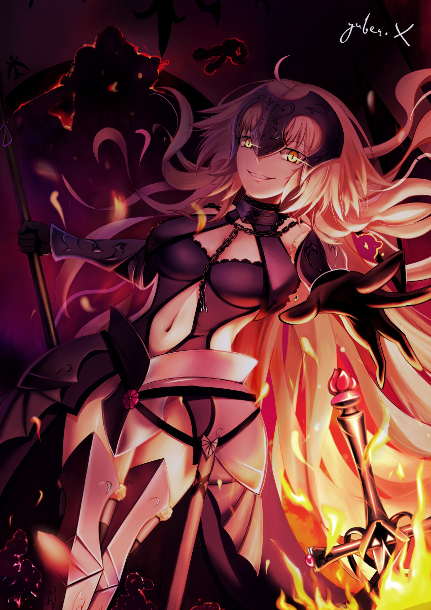 absurdres, ahoge, artist_name, blonde_hair, breasts, fate/grand_order, fate_(series), headphones