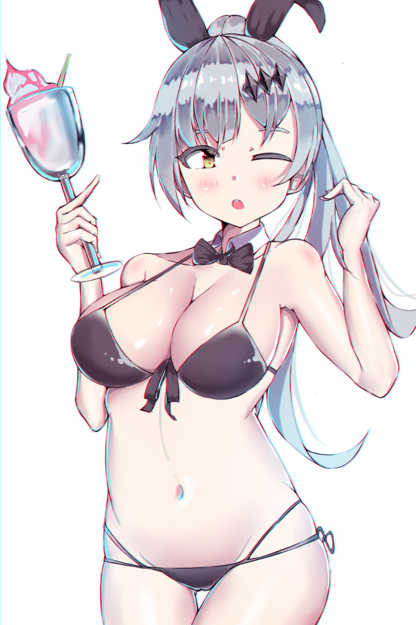 1girl, absurdres, armpit_peek, bangs, bare_arms, bare_legs, bare_shoulders, bikini