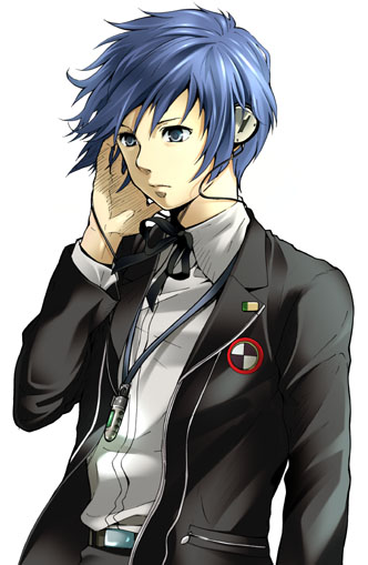blazer, blue_hair, digital_media_player, headphones, koremi2, koremitsu, male, mp3_player