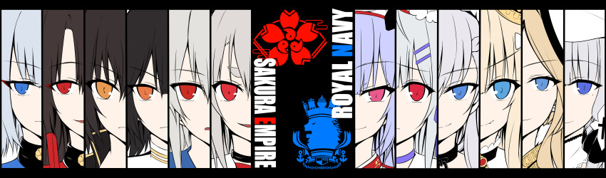 6+girls, absurdres, ajax_(azur_lane), akagi_(azur_lane), ayanami_(azur_lane), azur_lane, belfast_(azur_lane), black_hair