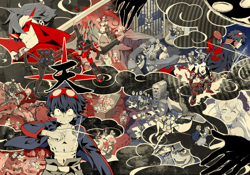 ailac_coega, anne_(ttgl), antispiral, attenborough_cortitch, barinbo, boota, darry_adai, dayakka