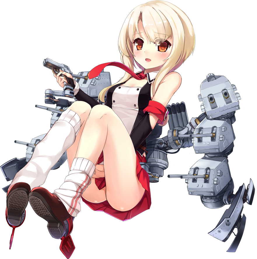 1girl, azur_lane, bare_shoulders, between_legs, blonde_hair, bridal_gauntlets, detached_collar, eyebrows