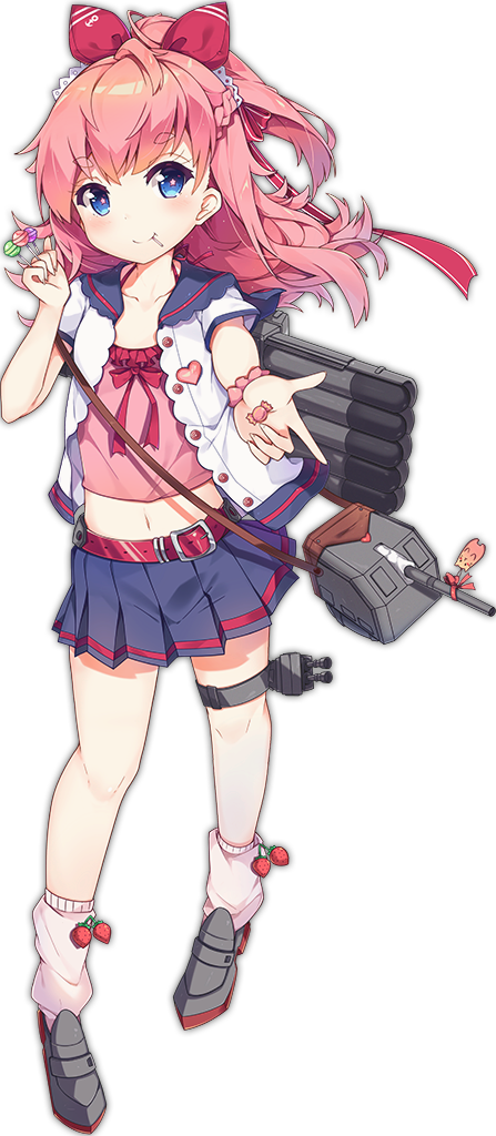 1girl, anchor_symbol, azur_lane, bangs, between_fingers, blue_eyes, blue_skirt, blush