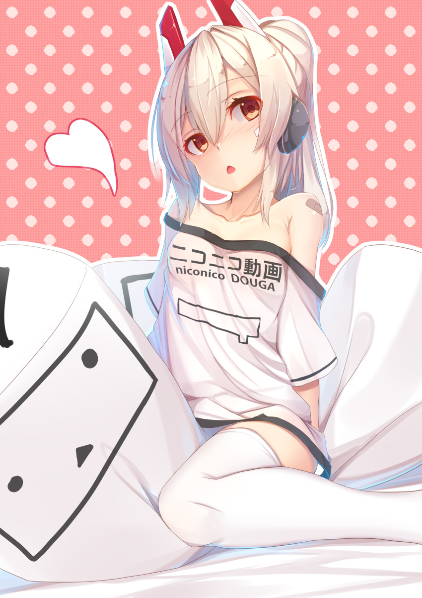 1girl, animal_ears, arm_at_side, arm_support, ayanami_(azur_lane), azur_lane, bangs, bare_shoulders