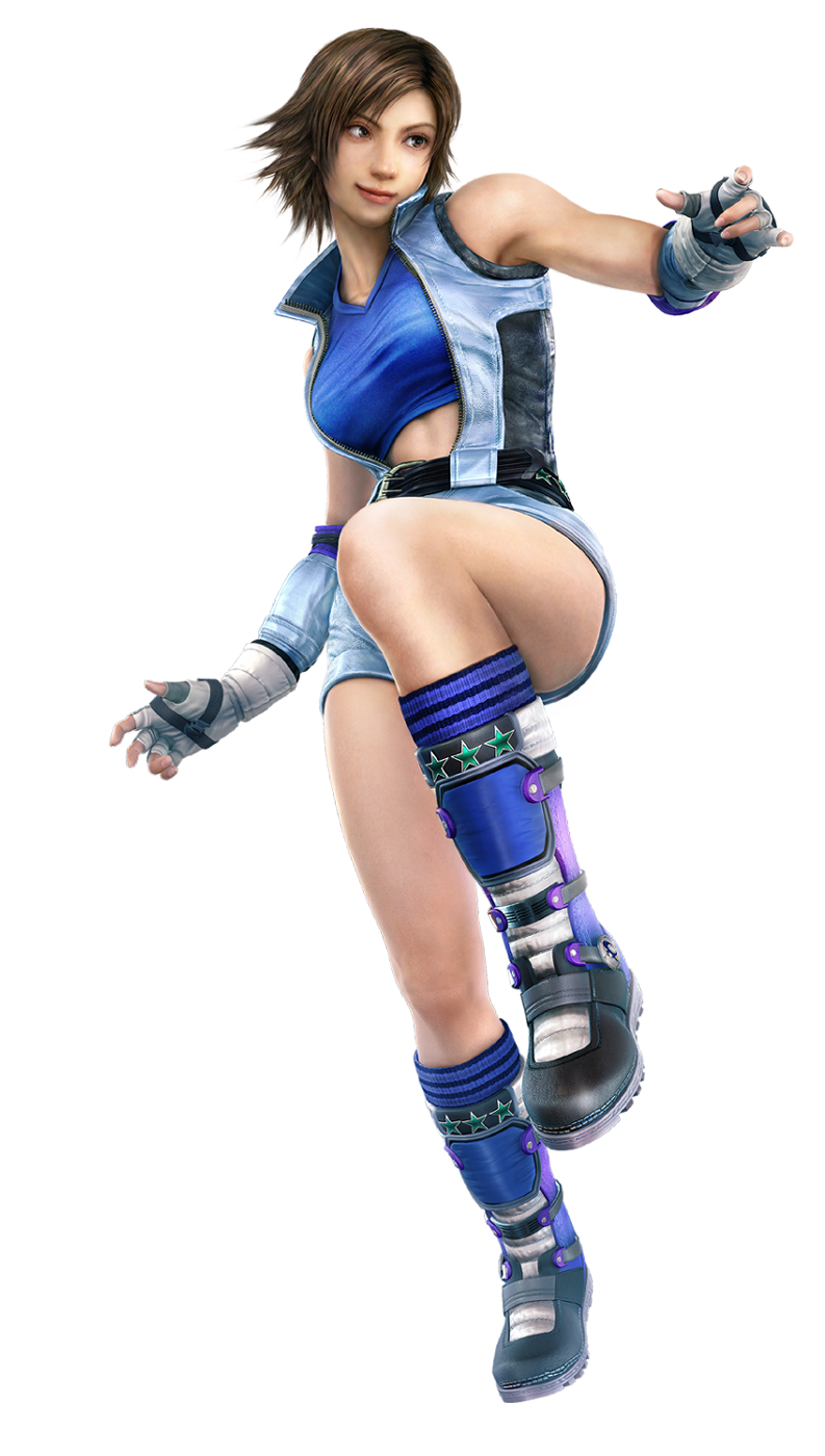 1girl, 3d, blue_tank_top, boots, breasts, brown_eyes, brown_hair, closed_mouth