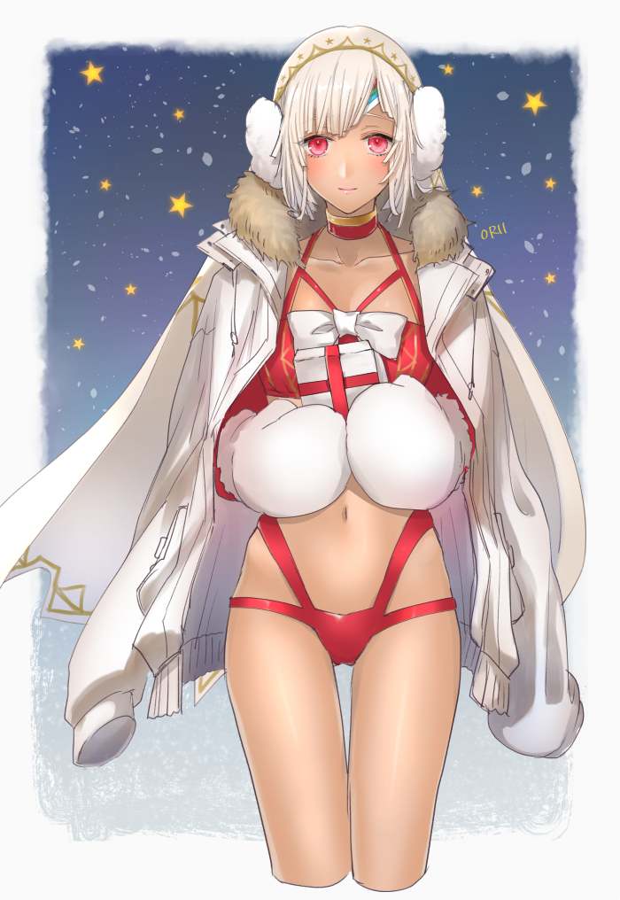 1girl, altera_(fate), collarbone, dark_skin, fate/grand_order, fate_(series), full_body_tattoo, gloves