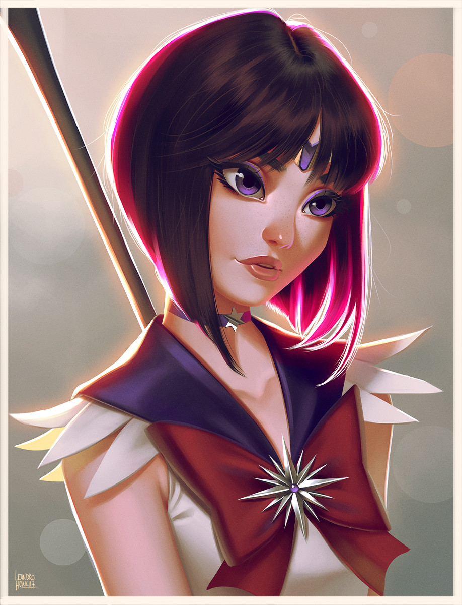 1girl, bishoujo_senshi_sailor_moon, border, choker, highres, leandro_franci, lips, parted_lips
