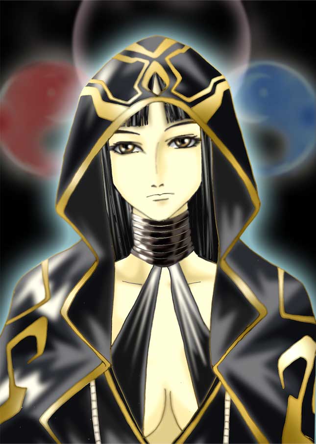 black_hair, brown_eyes, cloak, hood, kuroneko01, suikoden, suikoden_v, zerase