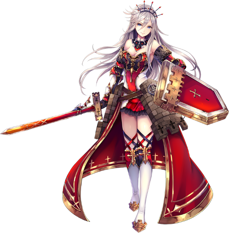 1girl, bare_shoulders, black_gloves, boots, breasts, cape, cleavage, detached_sleeves