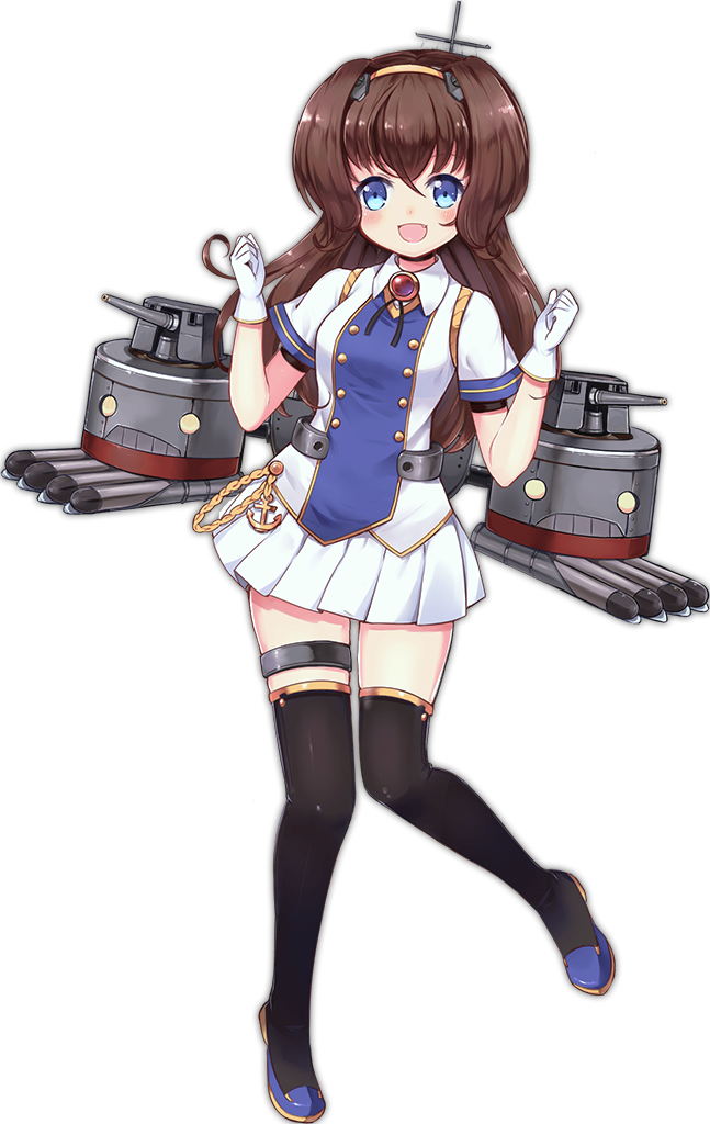 1girl, :d, aiguillette, anchor, azur_lane, bangs, beagle_(azur_lane), black_legwear