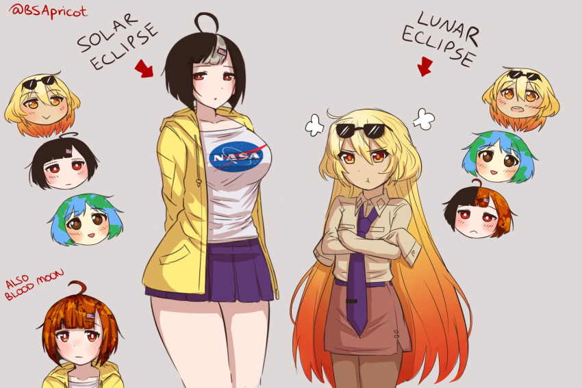 age_progression, age_regression, ahoge, alternate_breast_size, angry, breast_expansion, danielle_brindle, earth-chan