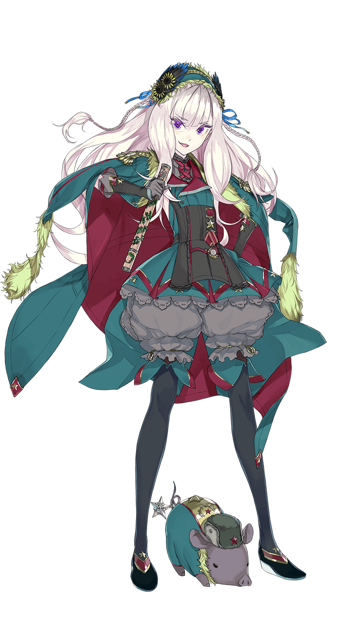 1girl, black_footwear, blonde_hair, elbow_gloves, fakepucco, formation_girls, full_body, gloves