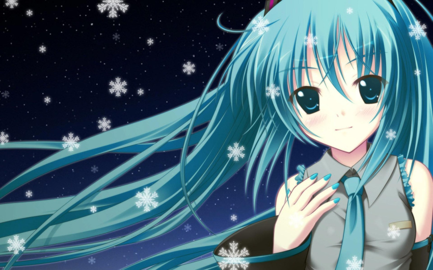 1girl, amino_kohaku, aqua_eyes, aqua_hair, blush, eyebrows_visible_through_hair, hatsune_miku, headgear