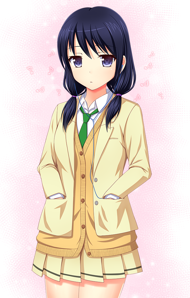 1girl, bangs, beige_skirt, black_hair, blazer, blush, cardigan, closed_mouth